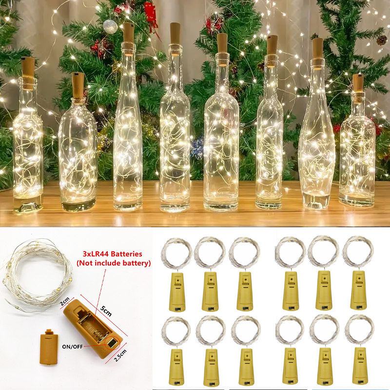 Led Fairy String Lights - 6 stücke 20led Wein Flasche mit