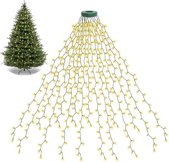 Led Fairy String Lights - Led-Weihnachtsbaum-Lichter, Neujahrsgirlande, Schnur für Terrasse, Garten,
