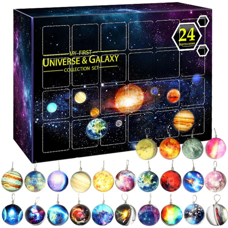 Advent Calendar Gift - Galaxie Weihnachten 24 Tage Advents kalender