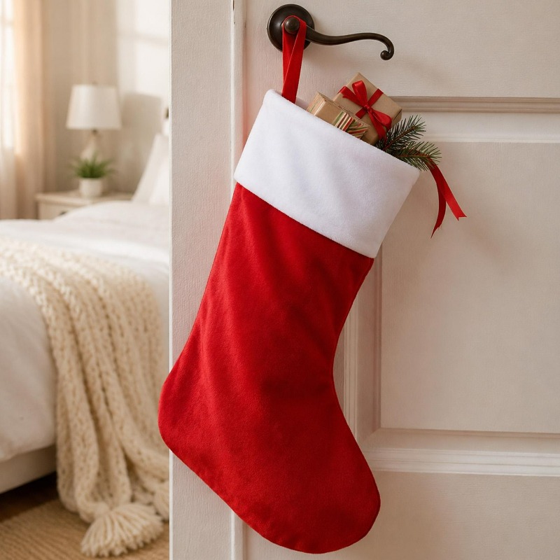 Große hängende Weihnachtsstrüm – Christmas Stocking Hanging Bewertung und Preis