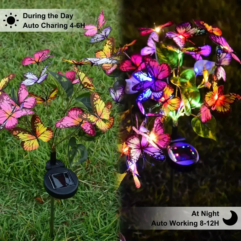 Solar-LED-Schmetterlings-Garte – Christmas Lights Outdoor Bewertung und Preis