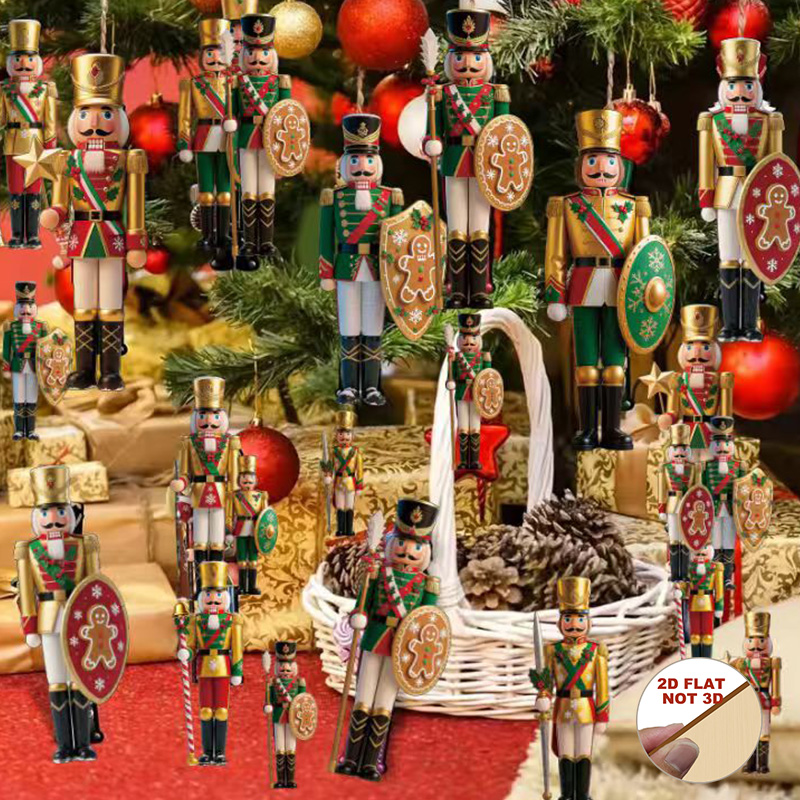 2D Flache 12-teilige Holz-Nuss – Nutcracker Figurine Bewertung und Preis