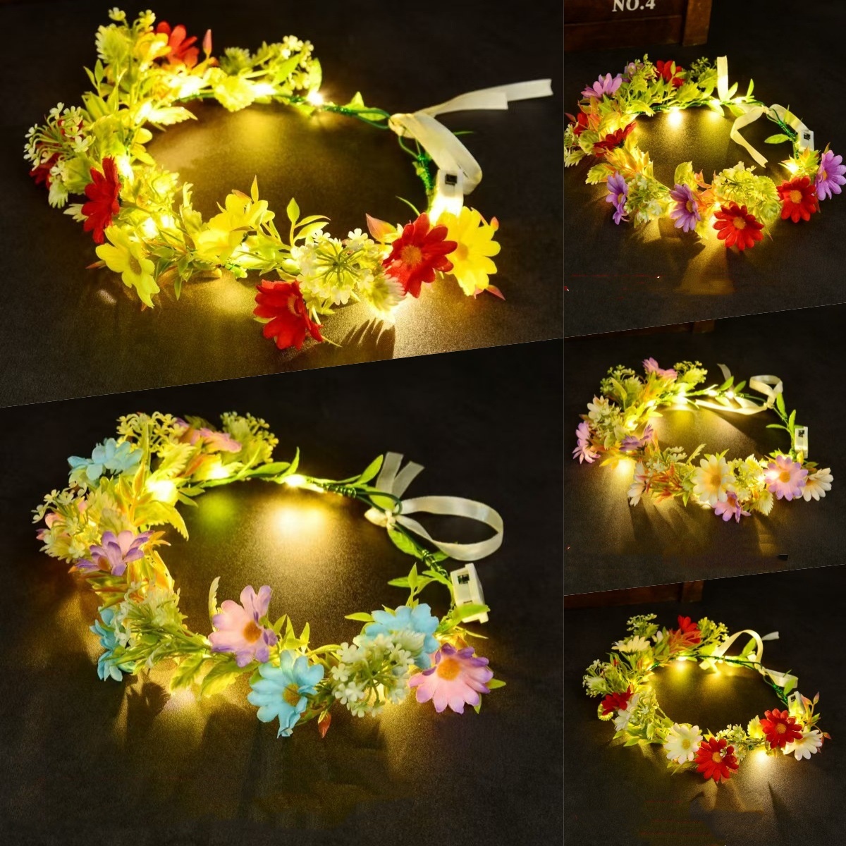 Leuchtender Blumenkranz LED-Bl – Led Fairy String Lights Bewertung und Preis