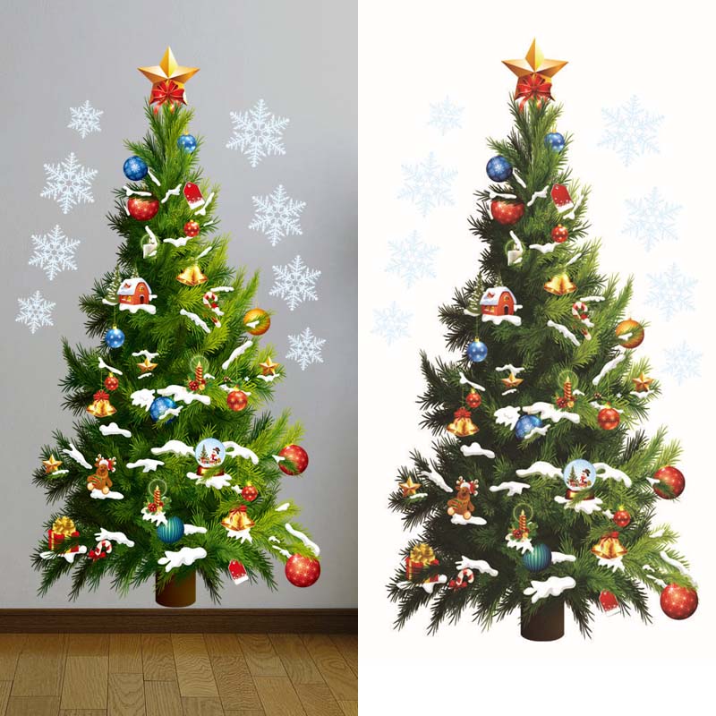 Weihnachten Baum Wand Aufklebe – Snowflake Window Decal Bewertung und Preis