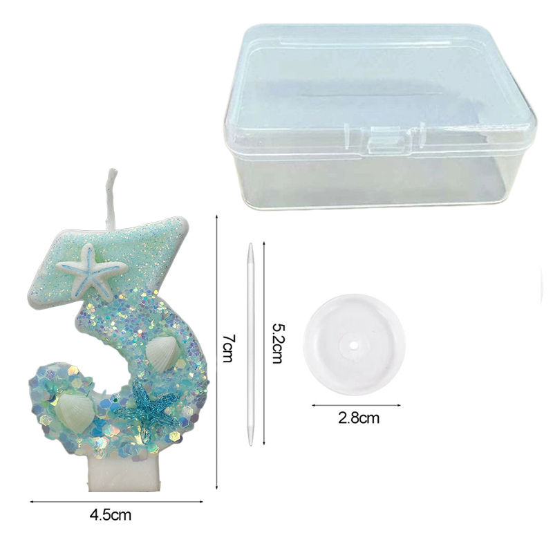 Meeres-Serie Geburtstagskerzen – Holiday Candle Set Bewertung und Preis
