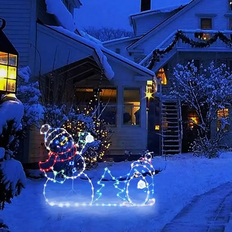 Animiertes LED-Schneemann-Orna – Christmas Lights Outdoor Bewertung und Preis