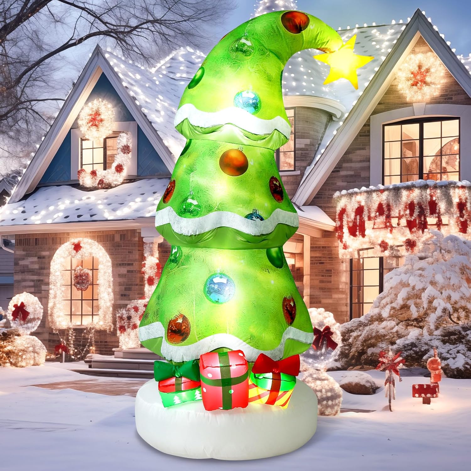 2,1m Weihnachtliche Aufblasbar – Christmas Lights Outdoor Bewertung und Preis