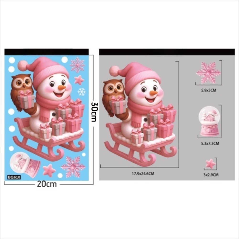 Abnehmbare PVC-Fensteraufklebe – Snowflake Window Decal Bewertung und Preis