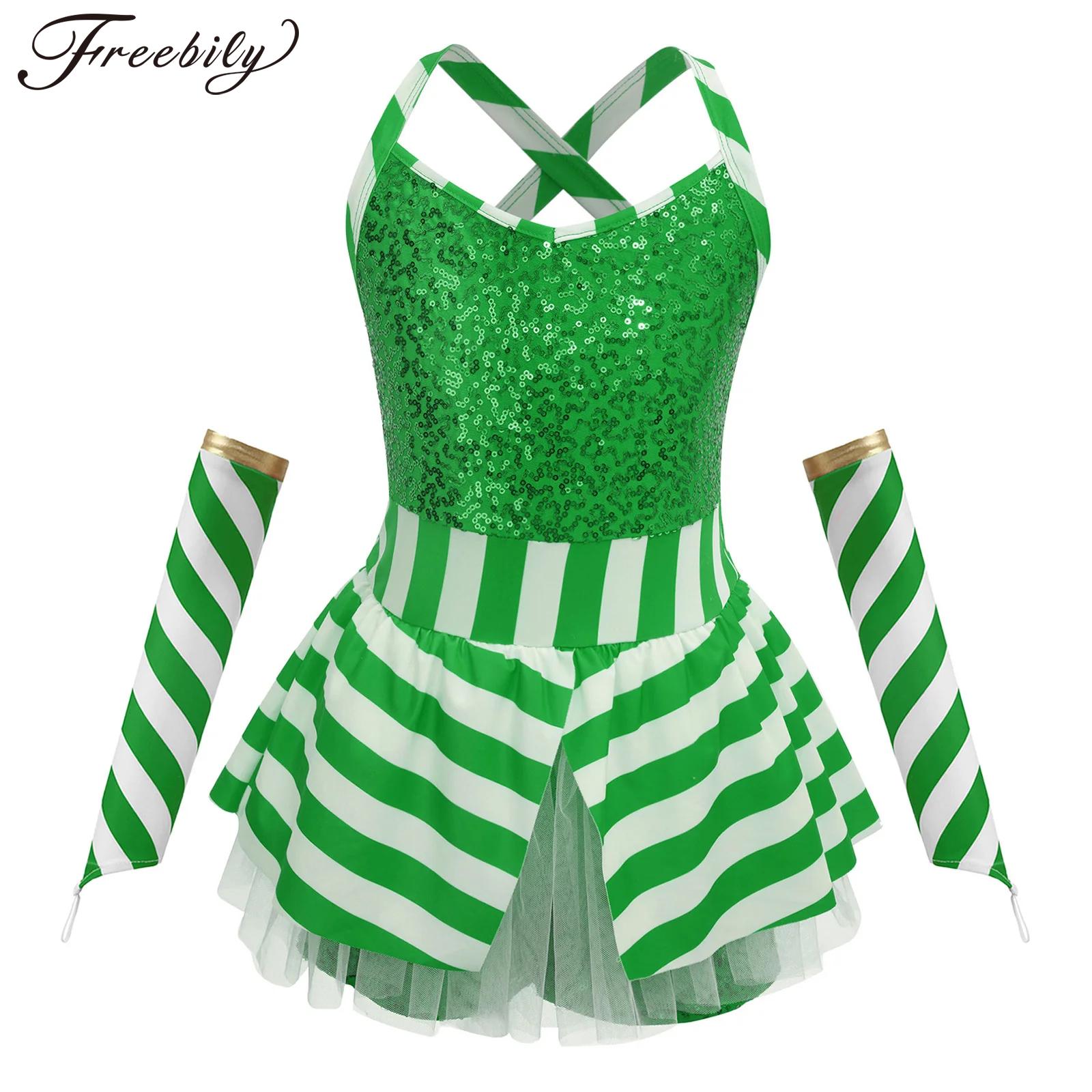 Mädchen Weihnachten Candy Cane – Elf Costume Christmas Bewertung und Preis