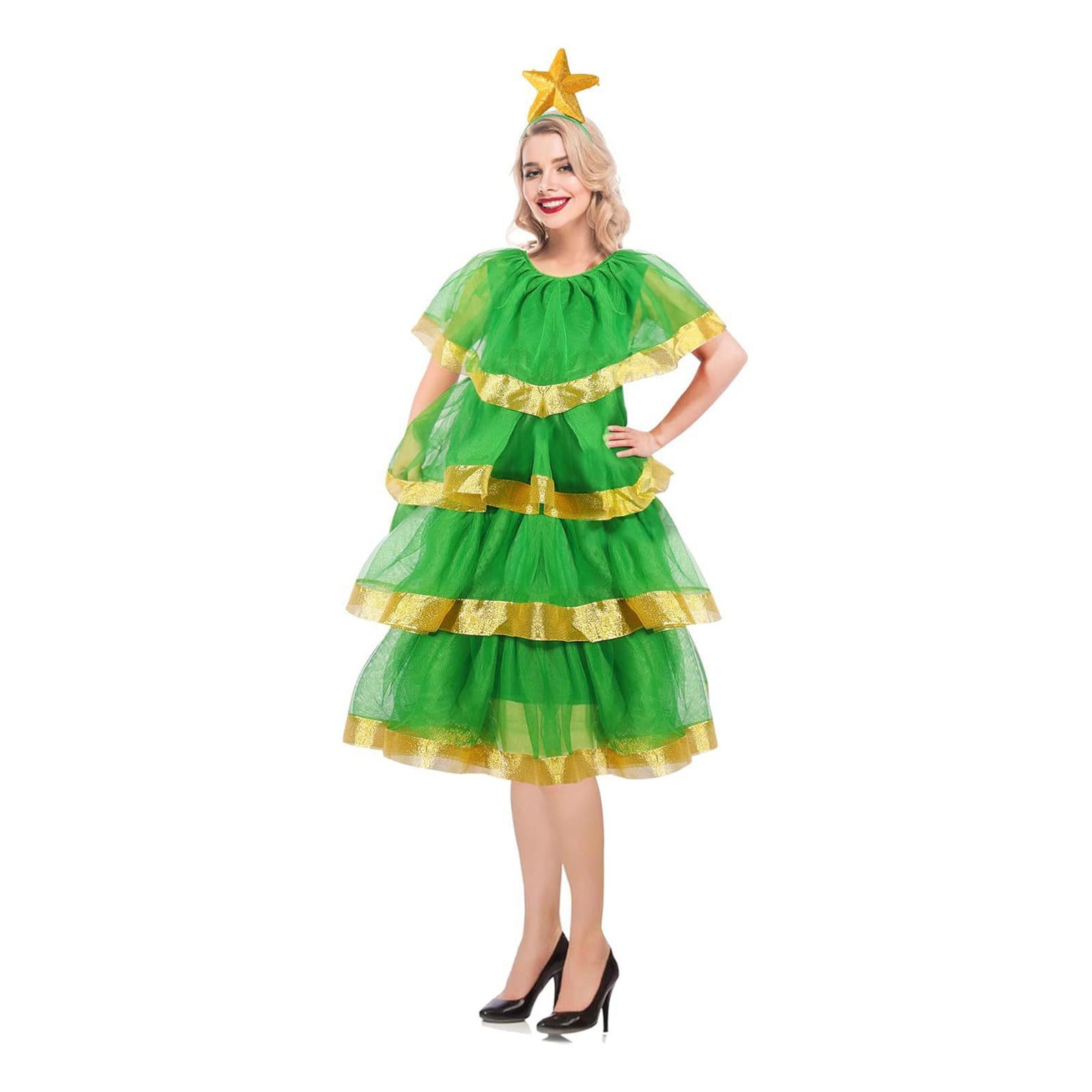 Weihnachten Dame Weihnachtsbau – Elf Costume Christmas Bewertung und Preis