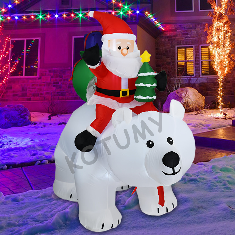 Beweglicher Bär, Weihnachtsman – Christmas Lights Outdoor Bewertung und Preis