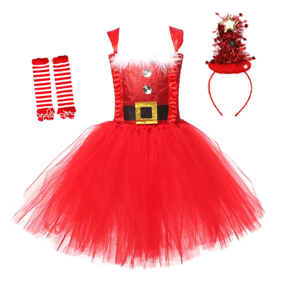 Weihnachten Kinder Tutu Kleid  – Elf Costume Christmas Bewertung und Preis