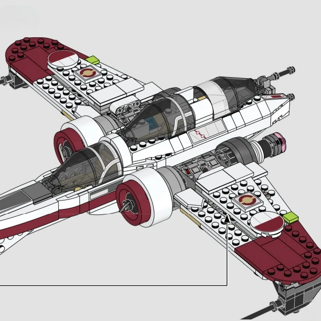 Weltraum-Kampfflugzeug-Modellb – Lego Set Technic Bewertung und Preis
