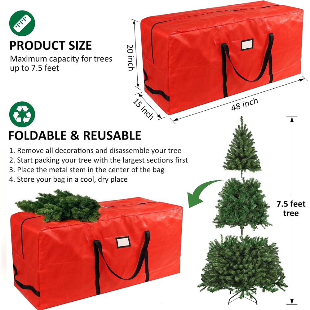 Langlebige Aufbewahrungstasche – Christmas Tree Artificial Bewertung und Preis