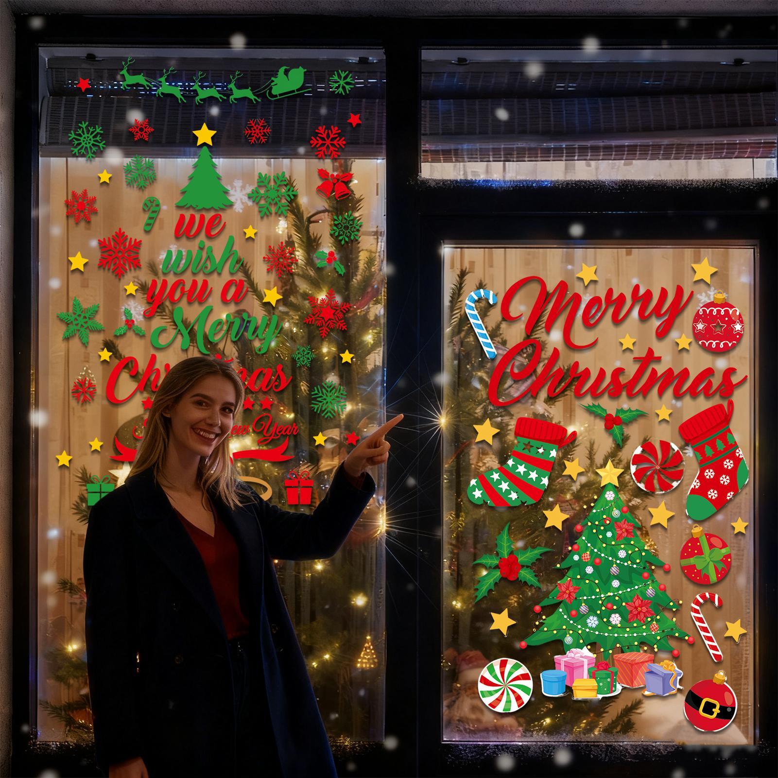 3-teilige Weihnachts-Wandaufkl – Snowflake Window Decal Bewertung und Preis