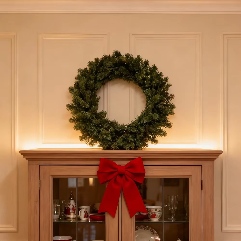 Künstlicher Kiefernkranz Weihn – Christmas Wreath Fake Bewertung und Preis