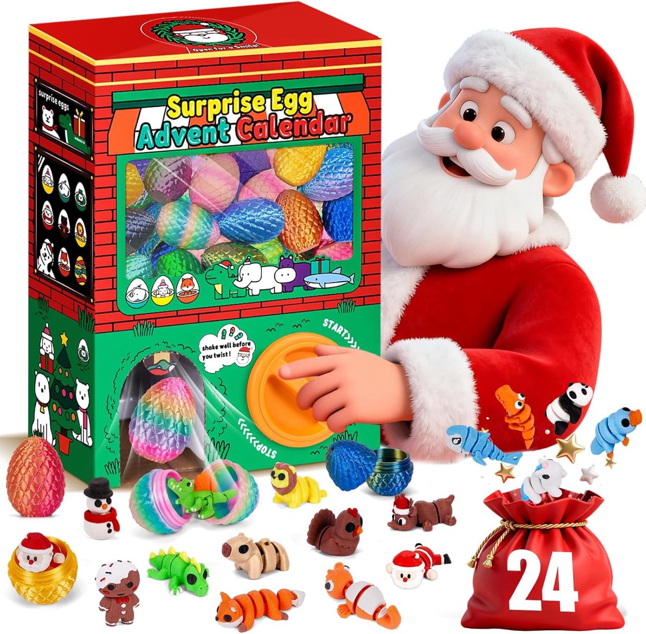 24 Stück 3D-Gedruckte Überrasc – Advent Calendar Gift Bewertung und Preis