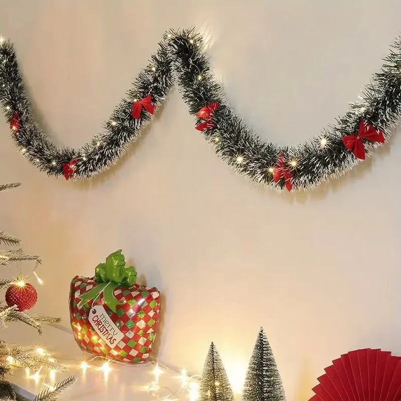 2M LED-Lichter-Weihnachtsgirla – Tinsel Garland Decoration Bewertung und Preis