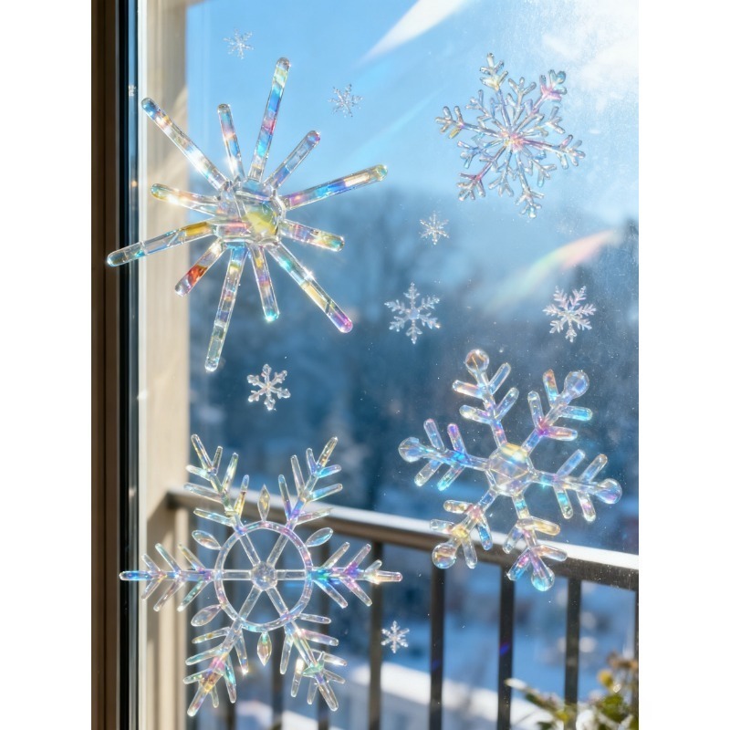Weihnachten Schneeflocke Muste – Snowflake Window Decal Bewertung und Preis