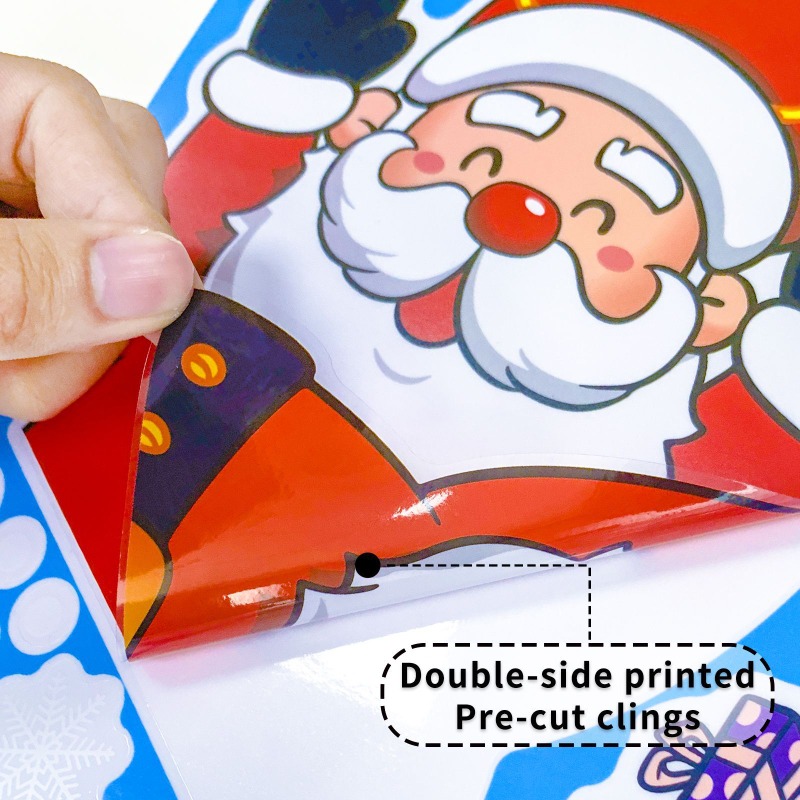 2025 Weihnachten dekorative Gl – Snowflake Window Decal Bewertung und Preis
