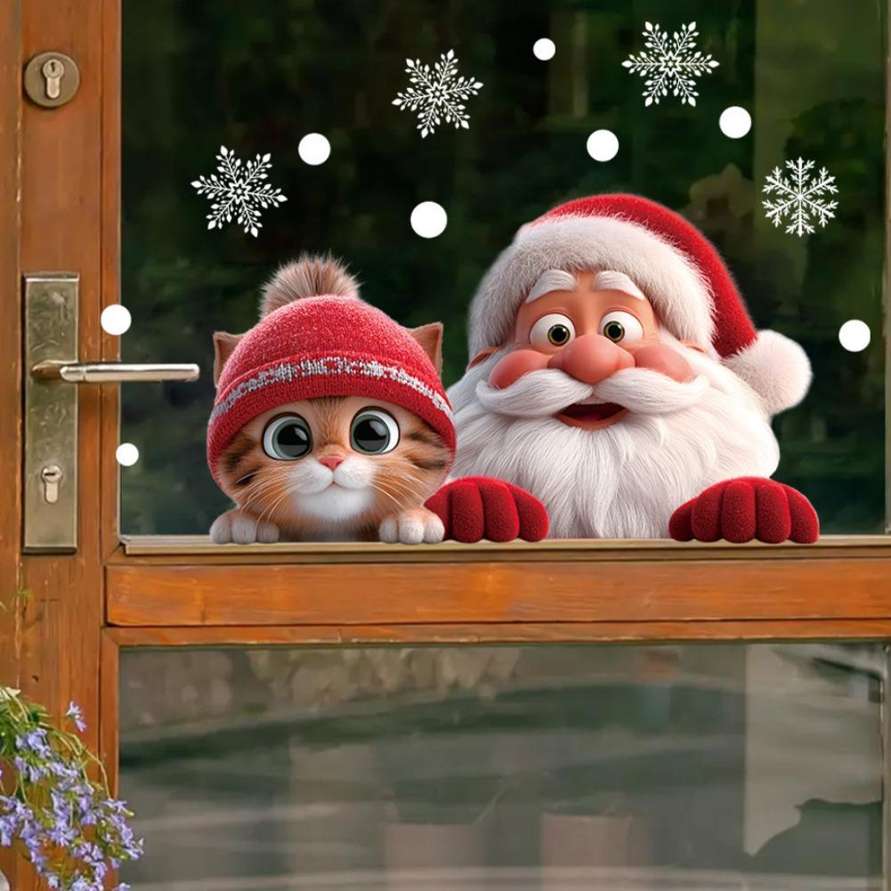 Weihnachten Fenster Tür Spiege – Snowflake Window Decal Bewertung und Preis