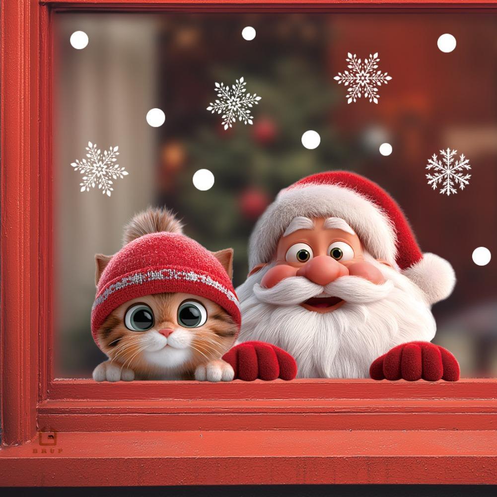 Weihnachten Fenster Tür Spiege – Snowflake Window Decal Bewertung und Preis